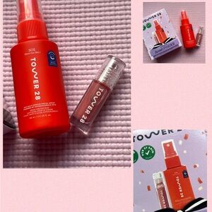 Birthday gift sephora Tower 28 SOS Daily Rescue Facial Spray and lip gloss